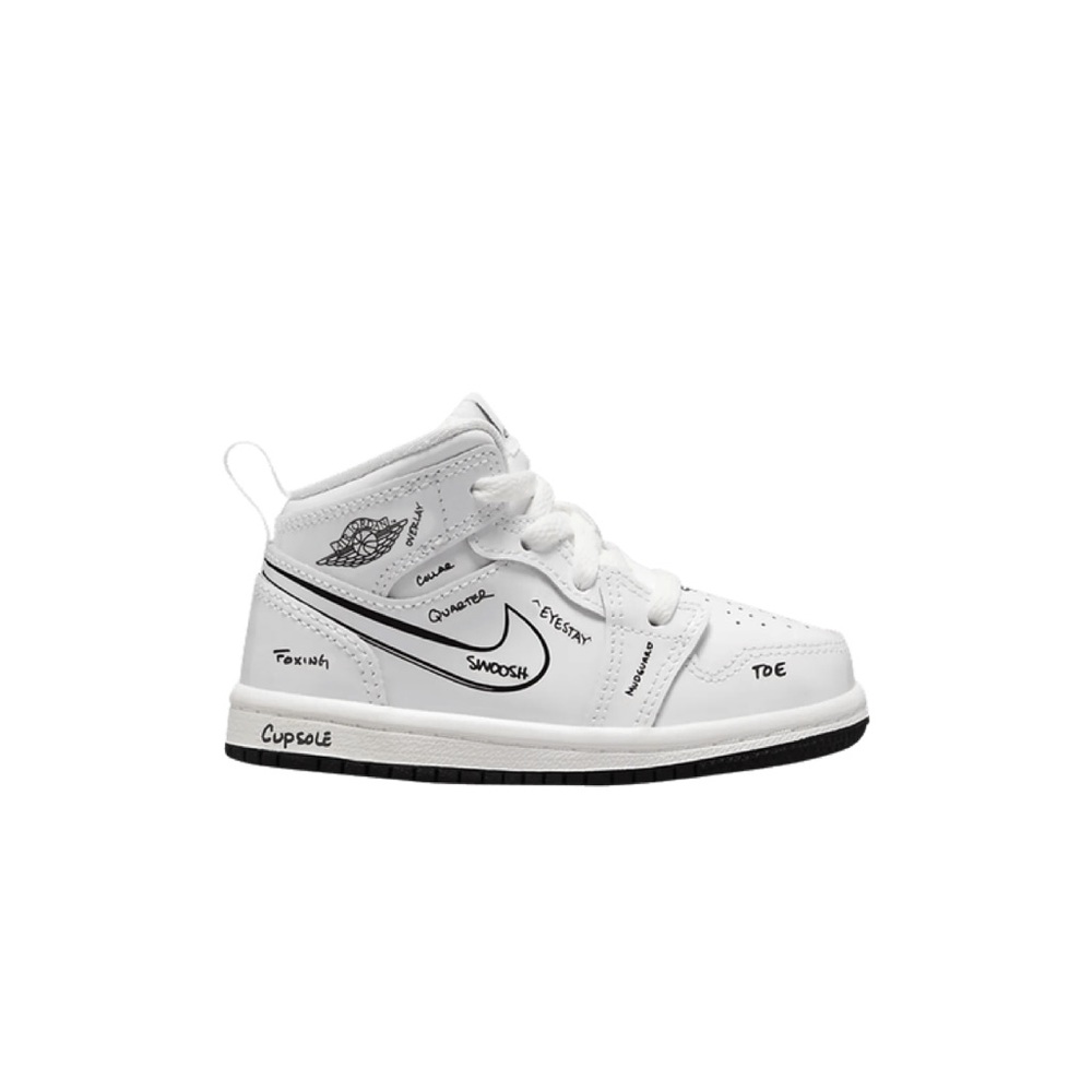 2022 Toddler Air jordan 1 TD Shematic Size 6C